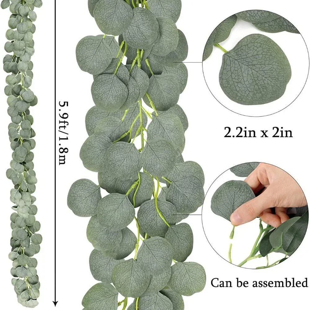 Artificial Eucalyptus Garland Faux